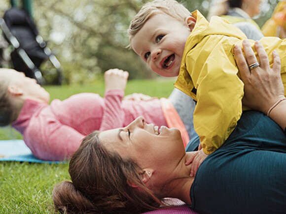 Trucos para hacer ejercicio con niños pequeños