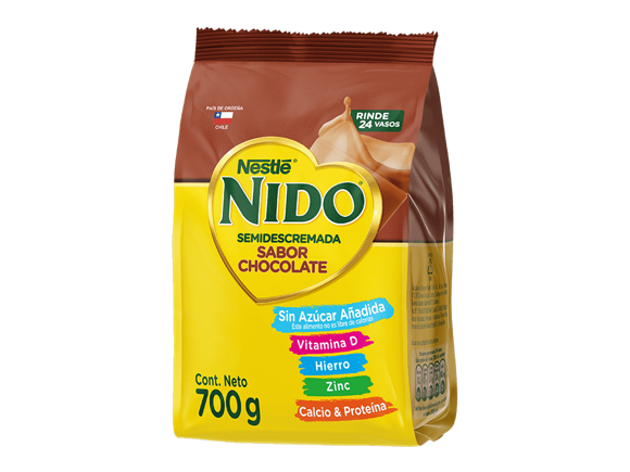 Nido Semidescremada Sabor Chocolate